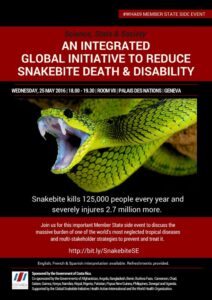 WHA69 Snakebite Side Event Image